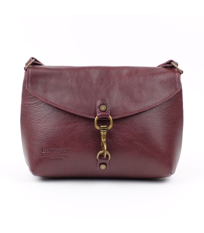 Rigid Leather Bag - Miseno