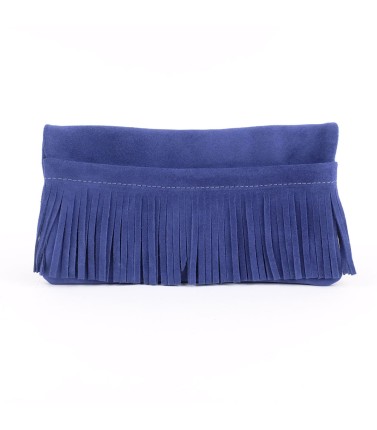 Clutch bag with fringes in suede - Dolce Vita