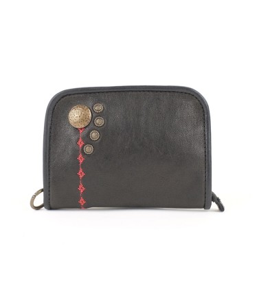 Leather Wallet - Magma