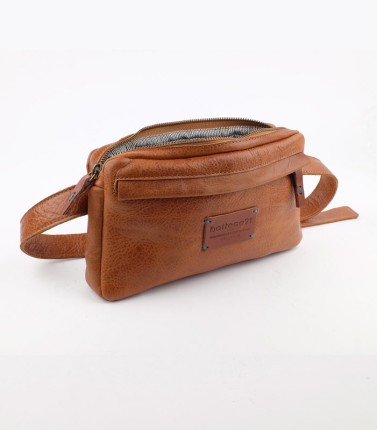 Leather Belt Bag - Pulcinella