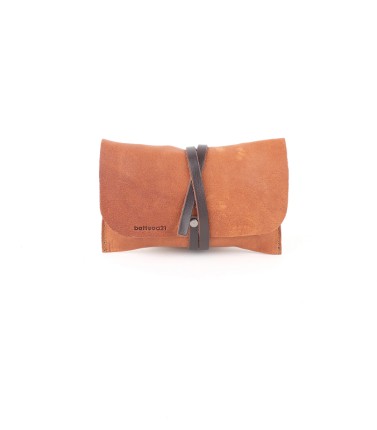 Leather tobacco pouch - Petraio