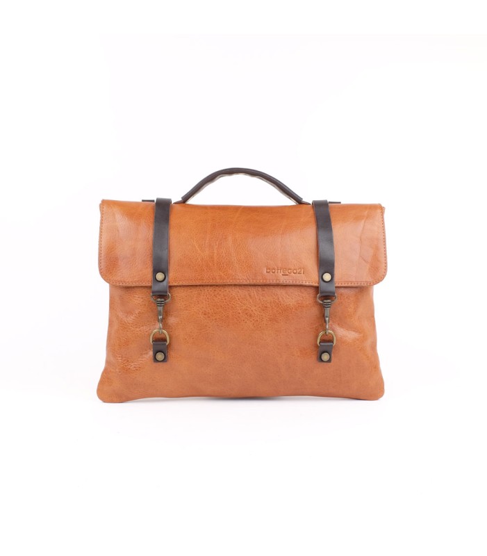 Leather briefcase - Pizzofalcone